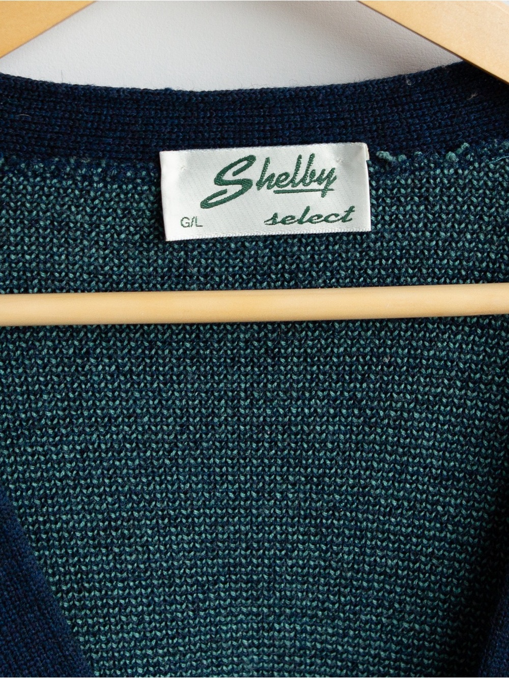 Vintage Shelby Select Men’s Horse Grandpa Cardigan L - Picture 4 of 5